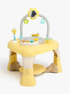 Babylegetøj|CloudberryCastle Cloudberry Castle Aktivitetscenter 3-i-1, Yellow/ Beige