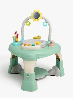 Babylegetøj|CloudberryCastle Cloudberry Castle Aktivitetscenter 3-i-1, Green/Grey Grå