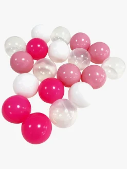 Boldbassiner|CloudberryCastle Cloudberry Castle Bløde Bolde 250 Stk., Lyserød/Hvid Lyserød/Hvid