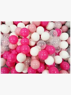 Boldbassiner|CloudberryCastle Cloudberry Castle Bløde Bolde 250 Stk., Lyserød/Hvid Lyserød/Hvid