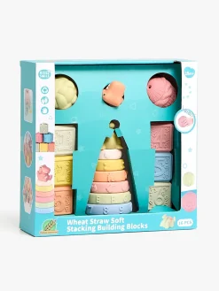 CloudberryCastle Babylegetøj-Cloudberry Castle  Bløde Stableklodser 16 Stk.