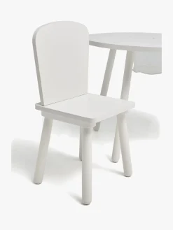 Børnemøbler|CloudberryCastle Cloudberry Castle BREE Bord & Stole med Opbevaring, Hvid