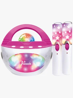 Børn CloudberryCastle Legetøj Til Børn På 0-10 År|Elektronik & Media-Cloudberry Castle Disko Karaokesæt med 2 Trådløse Mikrofoner