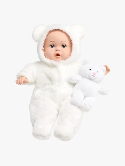 CloudberryCastle Dukker & Bamser-Cloudberry Castle Dukke med Dyredragt 40 cm, Hvid