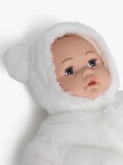 CloudberryCastle Dukker & Bamser-Cloudberry Castle Dukke med Dyredragt 40 cm, Hvid