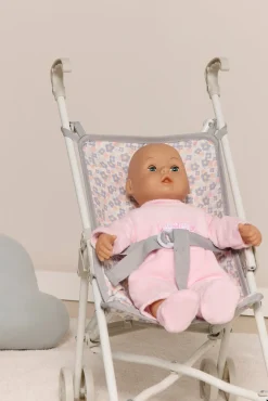 Dukker & Bamser|CloudberryCastle Cloudberry Castle Dukkevogn Blomstret Grå