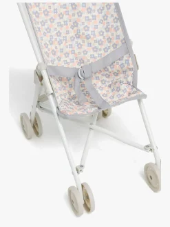 Dukker & Bamser|CloudberryCastle Cloudberry Castle Dukkevogn Blomstret Grå