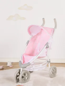 CloudberryCastle Dukker & Bamser-Cloudberry Castle Dukkevogn Jogging, Pink