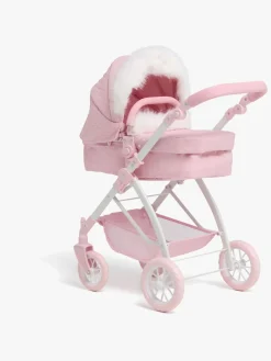 Dukker & Bamser|CloudberryCastle Cloudberry Castle Dukkevogn Konvertibel Pelskrave Lyserød