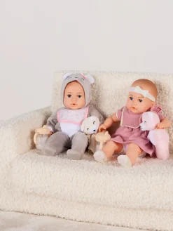 CloudberryCastle Dukker & Bamser-Cloudberry Castle Gavesæt Dukke Twins Deluxe 35 cm, Lyserød/Hvid