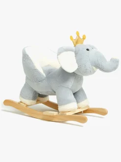 Gyngeheste & -Dyr|Legetøj Til Børn På 0-10 År|CloudberryCastle Cloudberry Castle Gyngedyr Elefant med Lyd Grå/Hvid