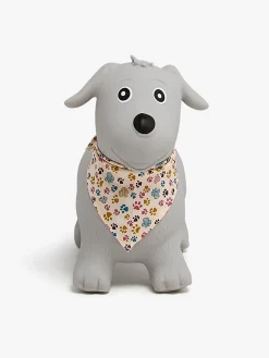 Udelegetøj|CloudberryCastle Cloudberry Castle Hoppedyr Hund med Tørklæde, Grå Grå