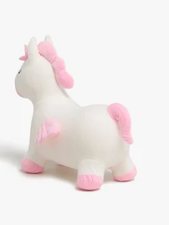 CloudberryCastle Udelegetøj-Cloudberry Castle Hoppedyr Enhjørning med Plysbetræk,
