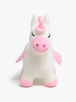 CloudberryCastle Udelegetøj-Cloudberry Castle Hoppedyr Enhjørning med Plysbetræk,