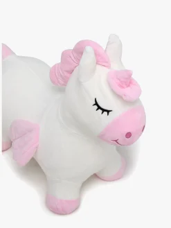 CloudberryCastle Udelegetøj-Cloudberry Castle Hoppedyr Enhjørning med Plysbetræk,