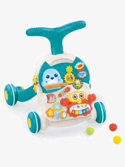 Babylegetøj|CloudberryCastle Cloudberry Castle 2-i-1 Gåvogn med Aktivitetsbord, Blå Flerfarvet