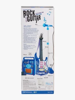 Musikinstrumenter|CloudberryCastle Cloudberry Castle Legetøjsguitar med Mikrofon & Højttaler, Blå Blå