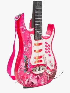 Musikinstrumenter|CloudberryCastle Cloudberry Castle Legetøjsguitar med Mikrofon & Højttaler, Pink Lyserød