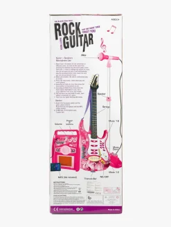 Musikinstrumenter|CloudberryCastle Cloudberry Castle Legetøjsguitar med Mikrofon & Højttaler, Pink Lyserød