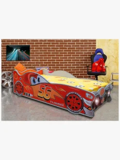 Børn CloudberryCastle Børnesenge & Tilbehør-Cloudberry Castle MACK Juniorseng Racerbil, Rød