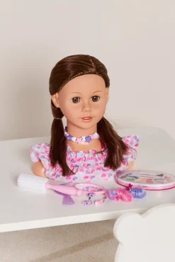 Dukker & Bamser|CloudberryCastle Cloudberry Castle Sminkedukke Brunette Flerfarvet