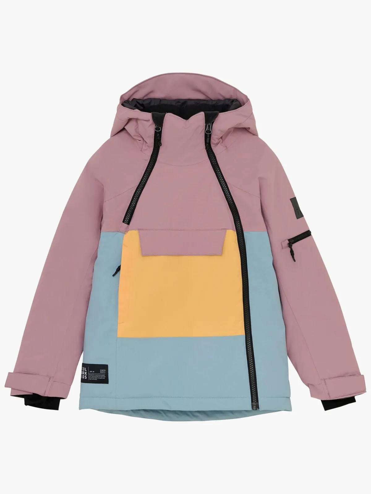 Vintertøj|ColorKids Color Kids Skijakke, Woodrose Lyserød/Blå