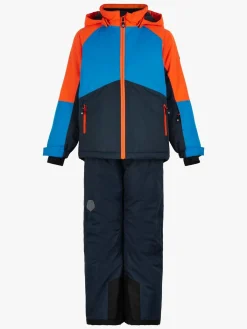 Børn ColorKids Vintertøj-Color Kids Skisæt, Total Eclipse