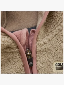 Fleecetøj|ColorKids Color Kids Teddy Fleecetrøje Baby, Woodrose