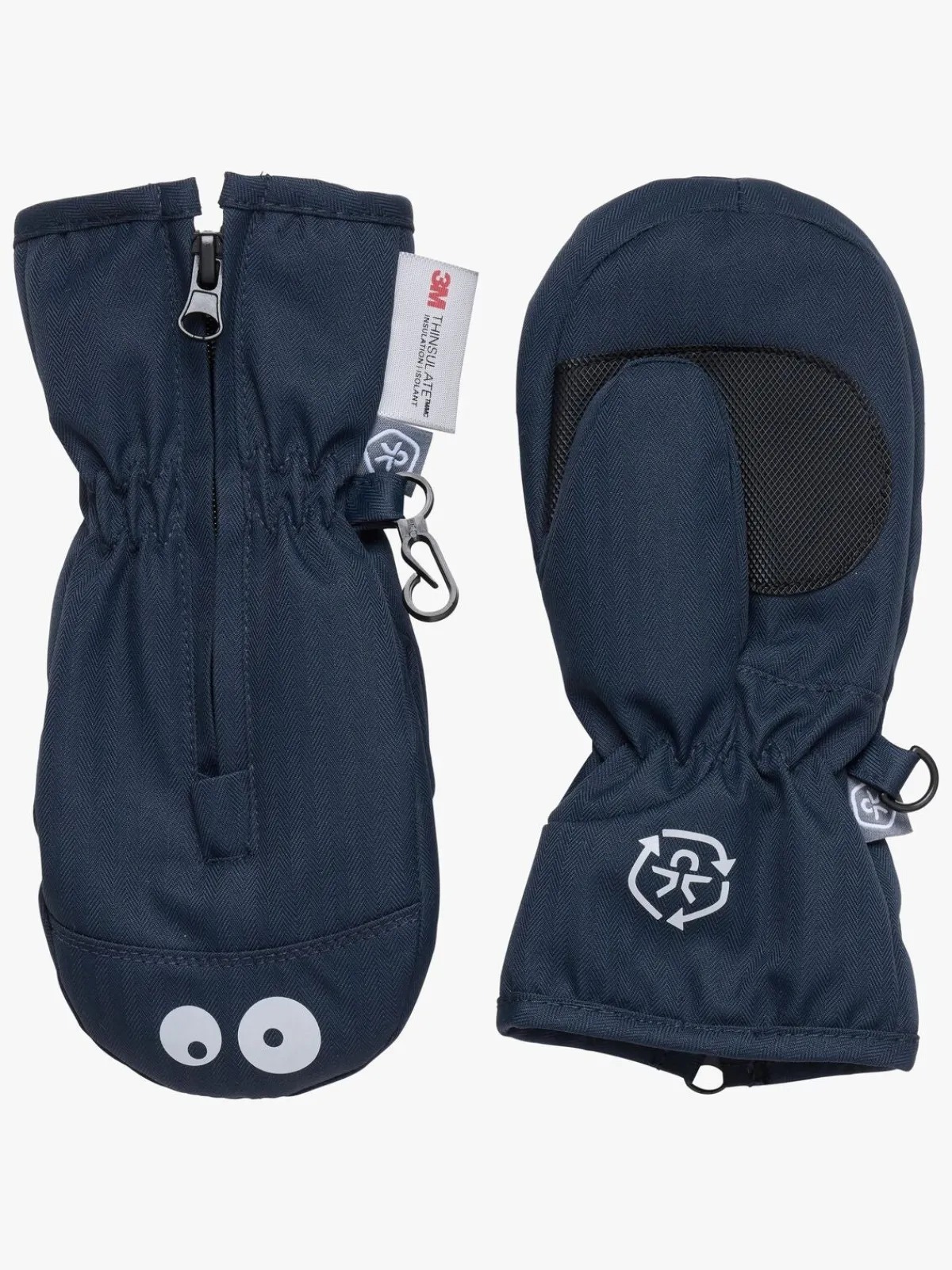 Tilbehør|Vintertøj|ColorKids Color Kids Vanter, Total Eclipse Blå