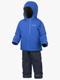 Børn Columbia Regntøj-Buga Foret Regnsæt, Super Blue