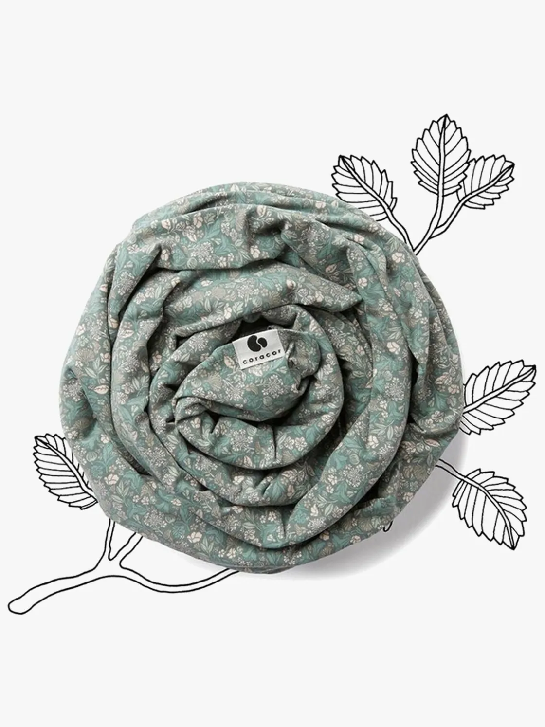 Bæreseler, Strækvikler & Bærestole|Coracor Strækvikle Tiny Flower, Green Grøn