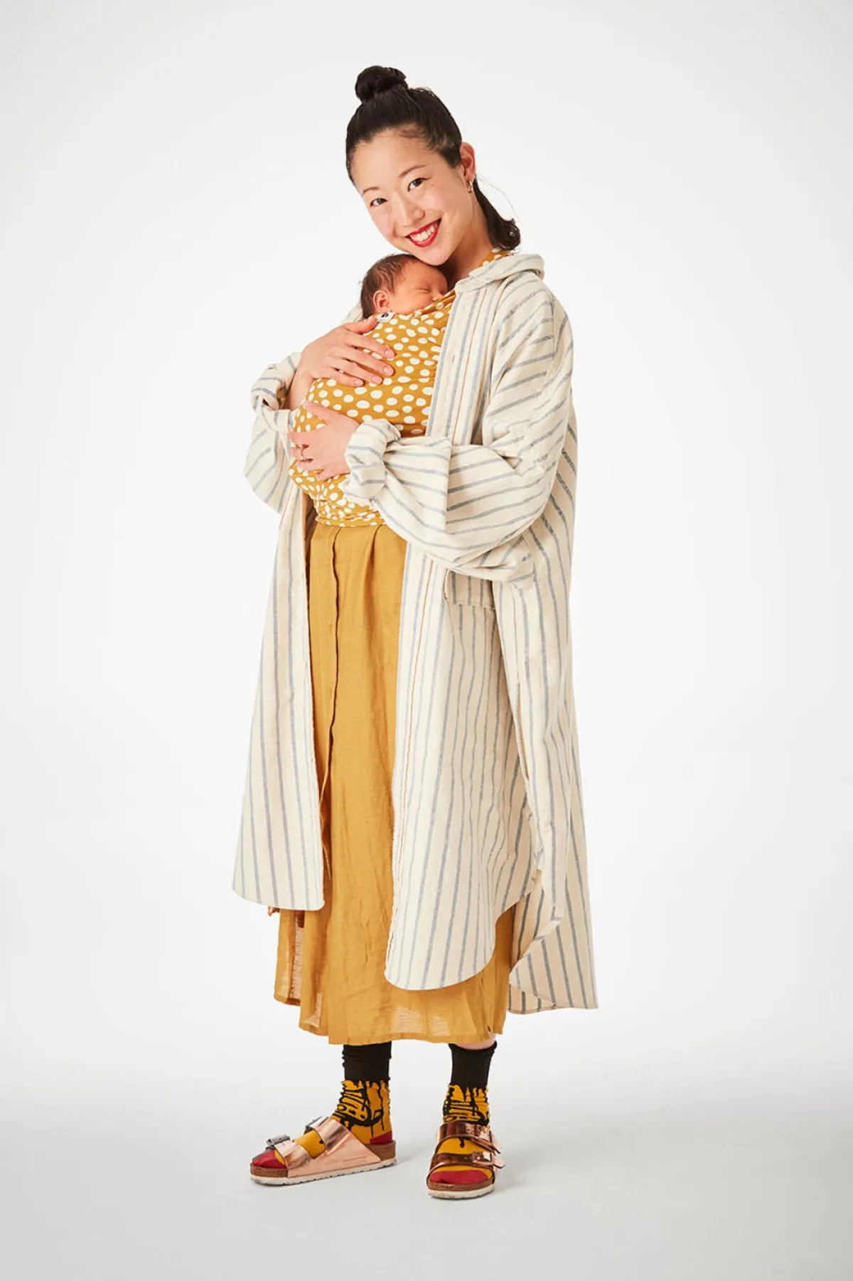 Bæreseler, Strækvikler & Bærestole|Coracor Vikle Abstract Dot, Mustard Gul