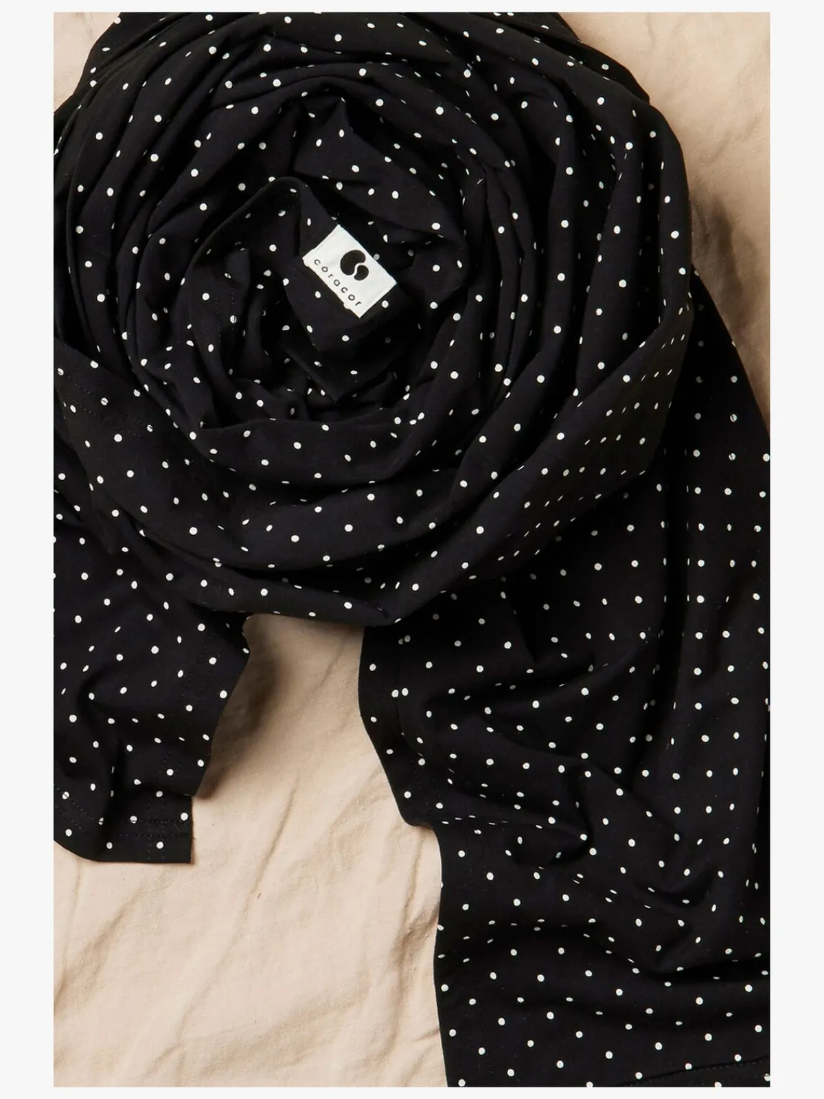 Coracor Bæreseler, Strækvikler & Bærestole-Vikle Small Dot, Black