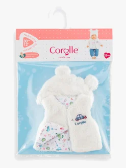 Dukker & Bamser|Corolle Dukketøj Hue & Vest 30 cm