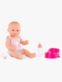 Dukker & Bamser|Corolle Spise-Tisse Dukke Emma 36 cm Lyserød/Flerfarvet