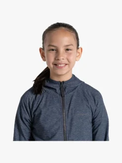 Børn Craghoppers Overdele-NosiLife Frey  Insektafvisende Hættetrøje, Blue Navy Marl