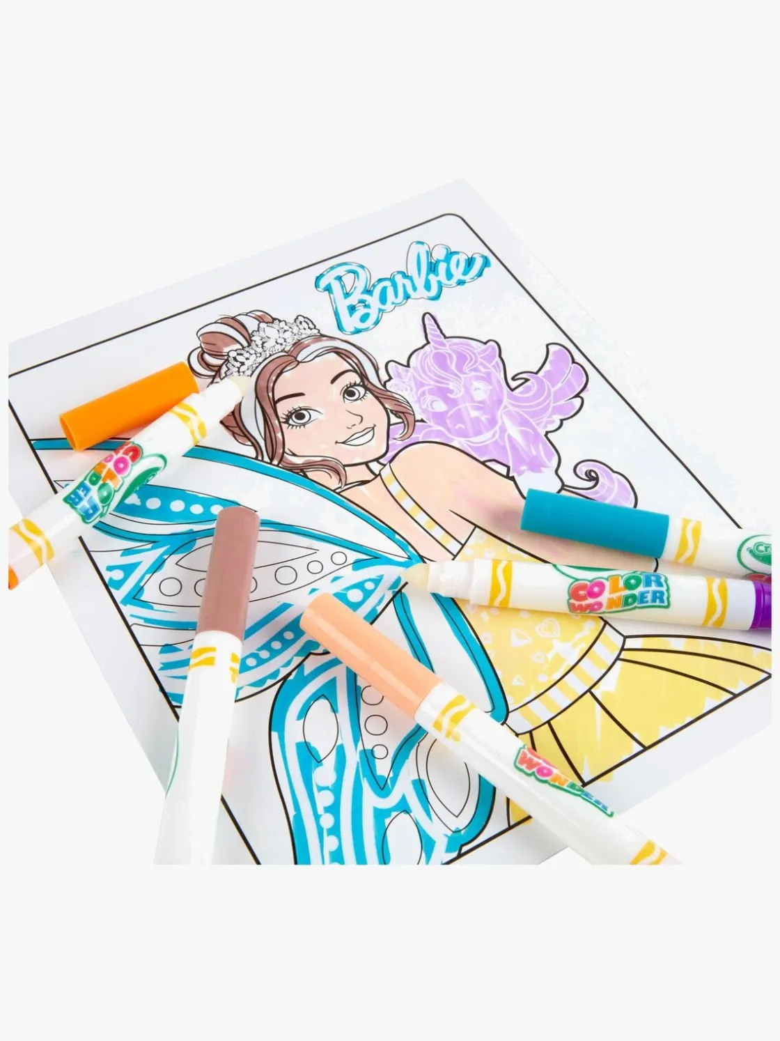 Kreativt Legetøj|Crayola Barbie Color Wonder Malesæt