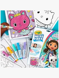 Kreativt Legetøj|Crayola Gabby's Dollhouse Color Wonder Malesæt