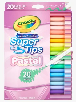 Kreativt Legetøj|Crayola Super Tips Fiberpenne Pastel 20-pak