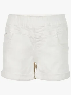 Underdele|Creamie Colored Denim Shorts, Cloud