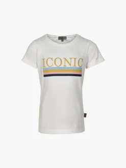 Overdele|Creamie T-Shirt, Rattan Hvid/Lyserød/Blå/Orange