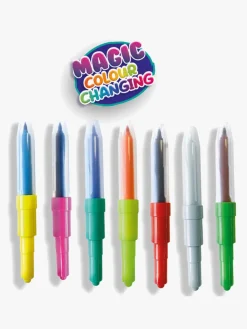 Kreativt Legetøj|SES Creative Airbrush-pustetusser Farveskiftende 7-pak Flerfarvet