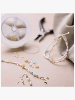 Kreativt Legetøj|Creotime DIY-startsæt Smykker Klassiske Perler