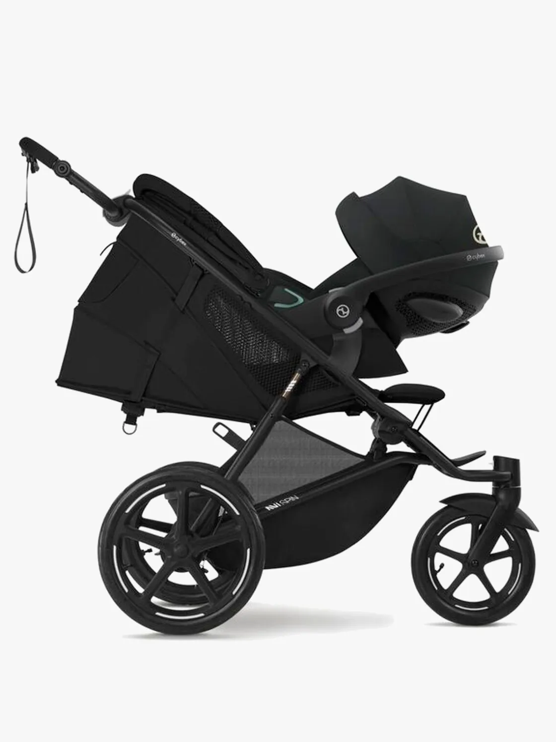 Aktivitetsvogne|Cybex Avi Spin Løbevogn, Moon Black Sort