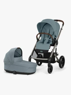 Cybex Duo- & Kombivogne-BALIOS S Lux Duovogn, Stormy Blue/Taupe