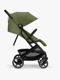 Rejseklapvogne|Cybex Beezy Klapvogn, Black/Moss Green Grøn