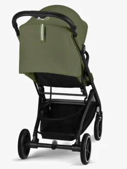 Rejseklapvogne|Cybex Beezy Klapvogn, Black/Moss Green Grøn