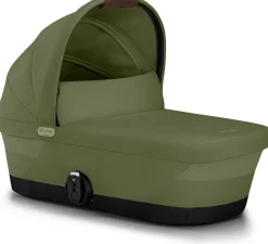 Duo- & Kombivogne|Cybex e-Gazelle S Duovogn inkl. Axkid GOKID Autostol Baby & Base, Moss Green/Taupe