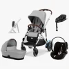 Duo- & Kombivogne|Cybex e-GAZELLE S Duovogn inkl. Cloud G i-Size Plus & Base, Stone Grey