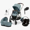 Cybex Duo- & Kombivogne-e-GAZELLE S Duovogn inkl. Cloud G i-Size Plus & Base, Stormy Blue